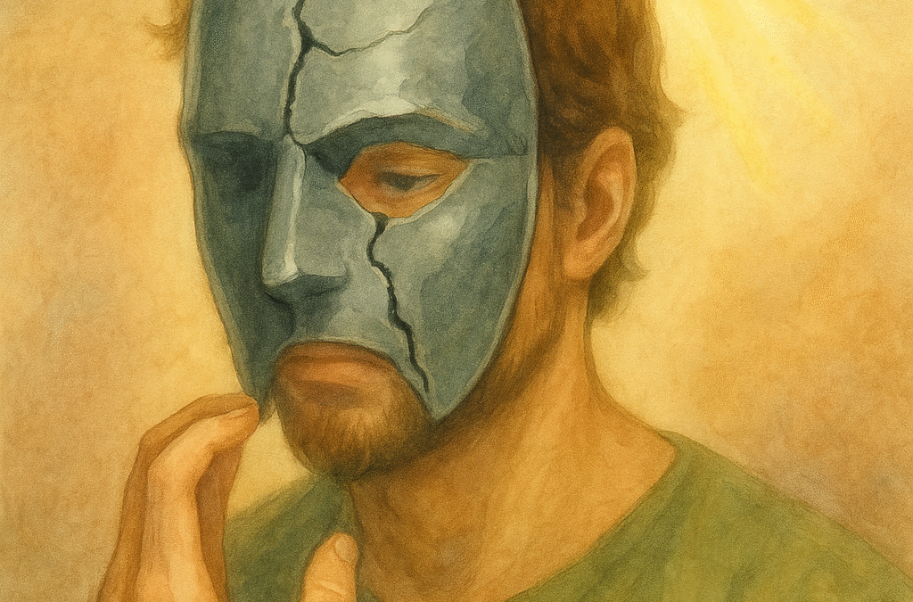 A Máscara de Ferro: Por que nos sentimos uma fraude e como curar a Síndrome do Impostor Espiritual