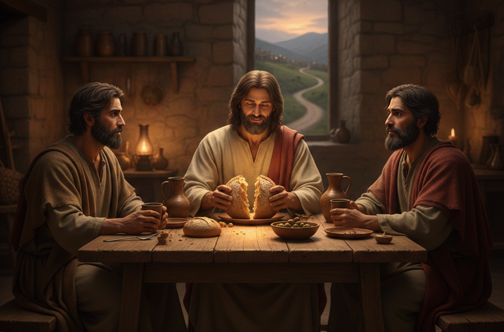 O Pão de Emaús: Olhos Abertos na Comunhão (Lucas 24).