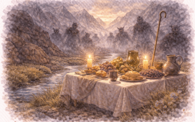 La Mesa en el Desierto: El Valle de la Sombra (Salmo 23).